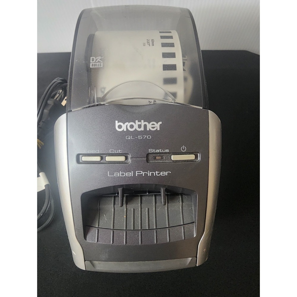 Brother QL-570 Professional Thermal Label Printer w/Power Cord (TESTED)